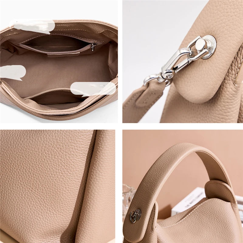 Bolsa de Couro Bucket