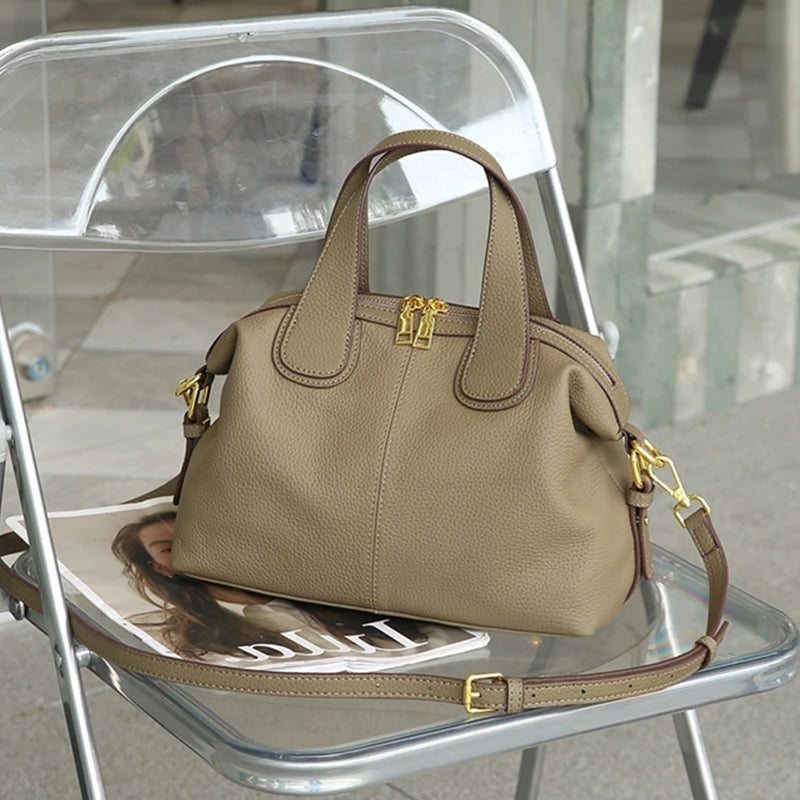 Bolsa de Couro Pillow