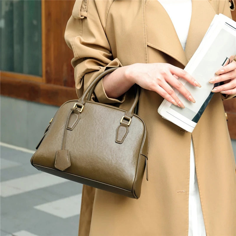Bolsa de Couro Vintage Lux