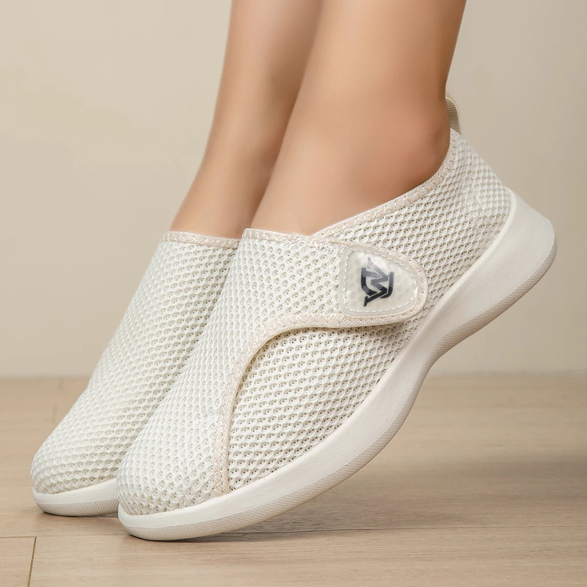 New Women Diabetic Edema Shoes Sneakers Women Extra Wide Soft-Sole Adjustable Strap Shoes Footwear Swollen Feet