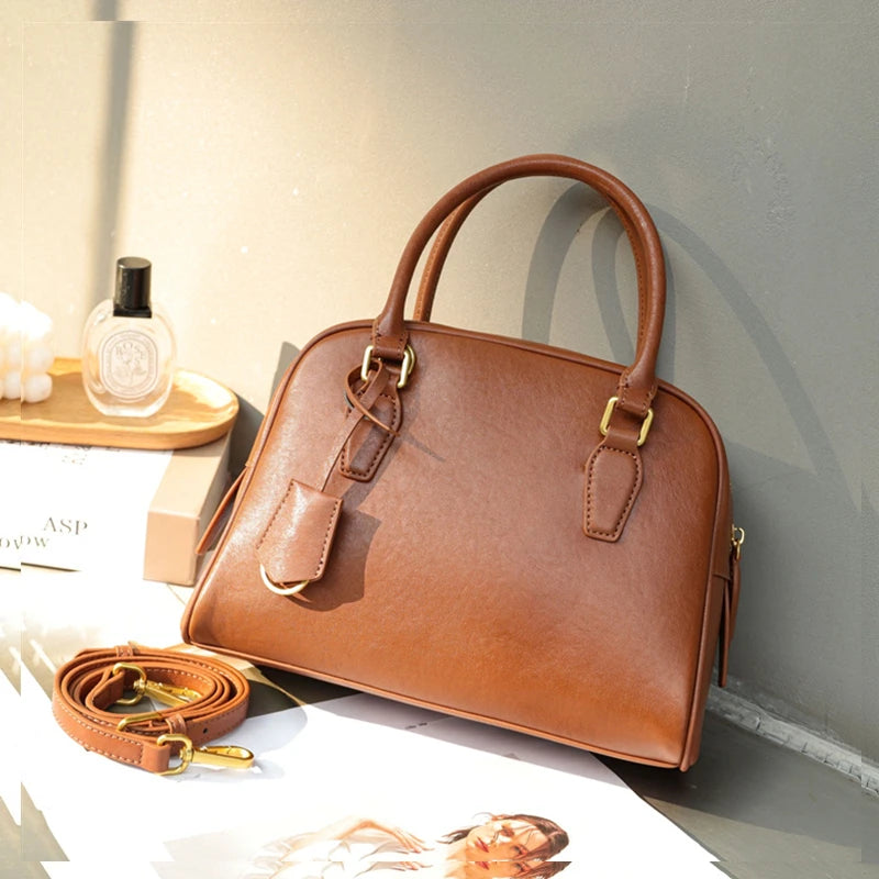 Bolsa de Couro Vintage Lux