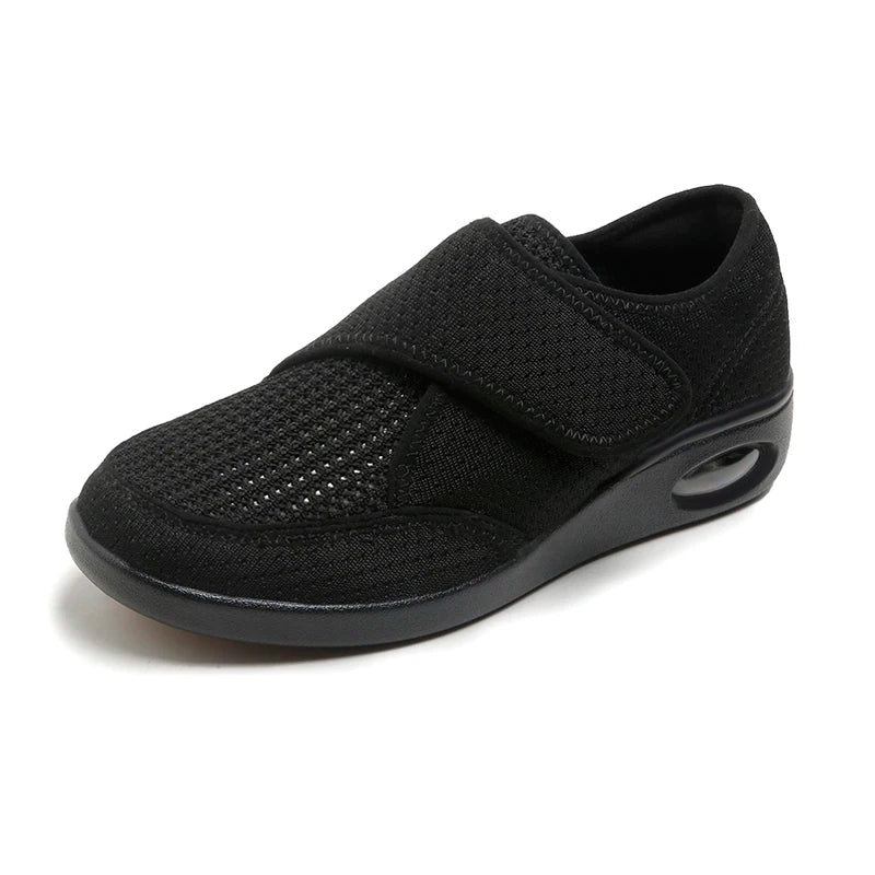 Unisex Walking Shoes Men Diabetic Shoes Elderly Casual Solid Color Flat Shoes Women Soft Comfortable Sneakers Plus Size