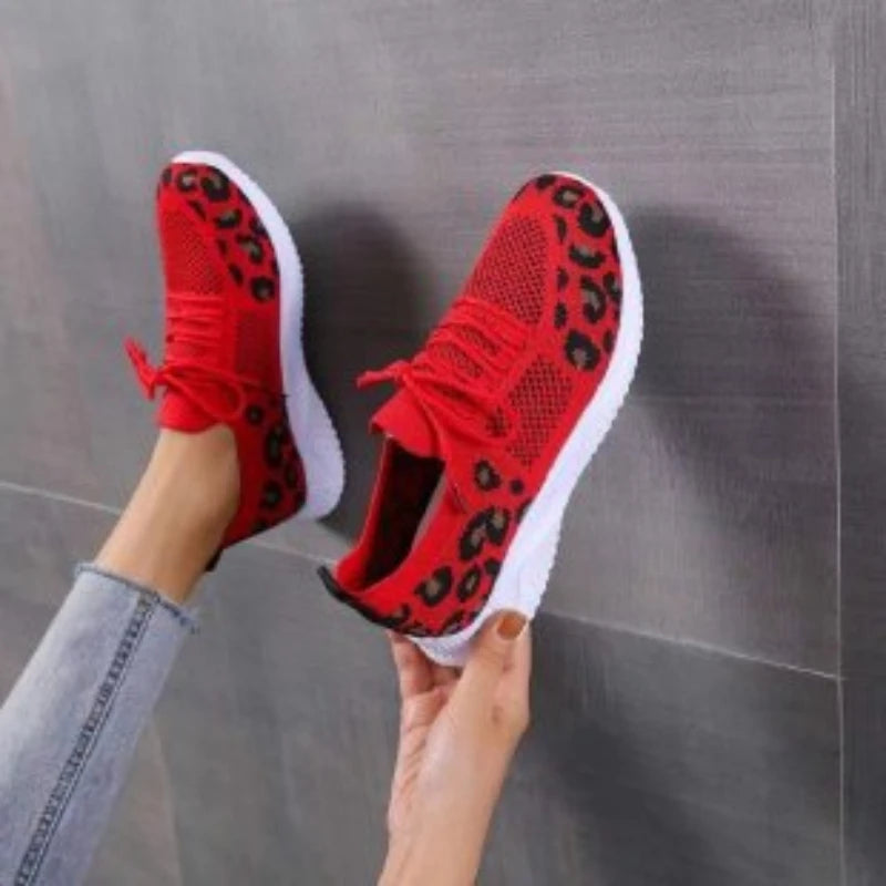 New Women's Vulcanized Shoes Fashion Women Orthopedic Sneakers Versatile Female Shoes Mesh Breathable Shoes Zapatos Para Mujeres