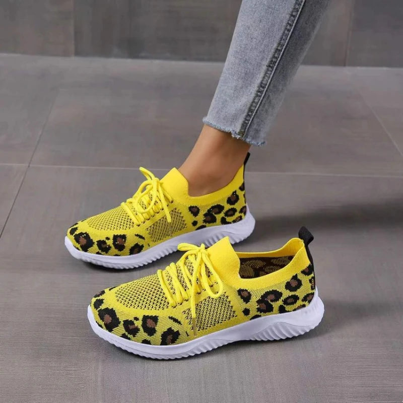 New Women's Vulcanized Shoes Fashion Women Orthopedic Sneakers Versatile Female Shoes Mesh Breathable Shoes Zapatos Para Mujeres