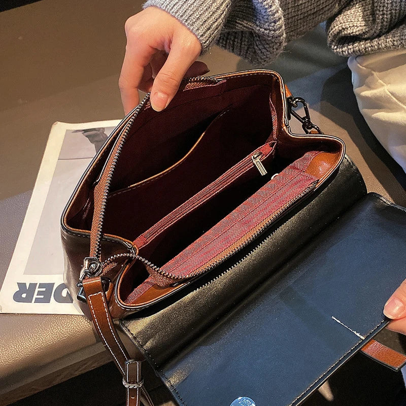 Bolsa de Couro Óleo Vintage