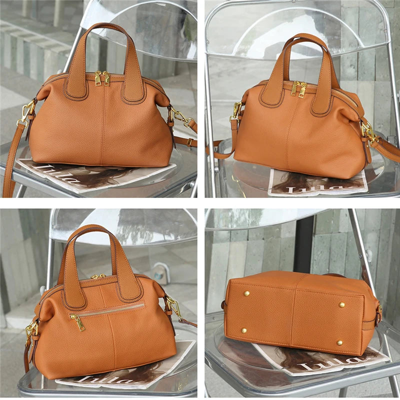 Bolsa de Couro Pillow