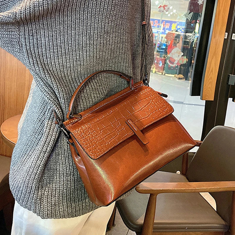 Bolsa de Couro Óleo Vintage