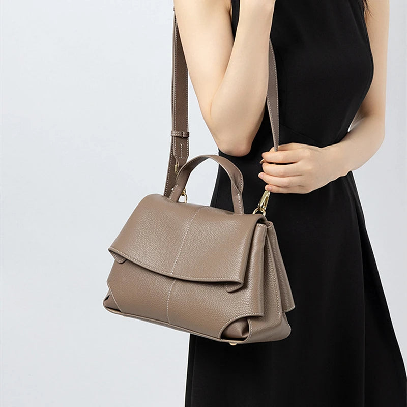 Bolsa de Couro Flap