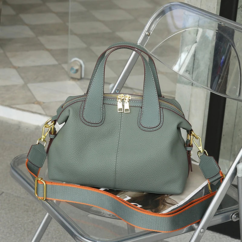 Bolsa de Couro Pillow