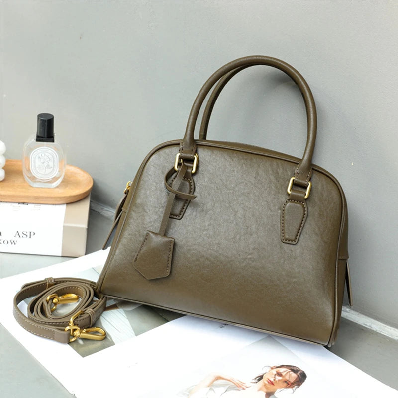 Bolsa de Couro Vintage Lux