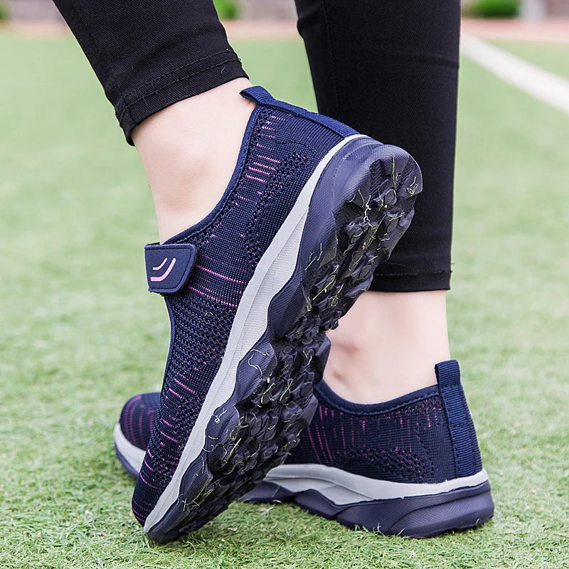 2024 Summer Fashion Women Flat Platform Shoes Woman Breathable Mesh Casual Sneakers Women Zapatos Mujer Ladies Boat Shoes