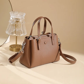 Bolsa de Couro Três Camadas
