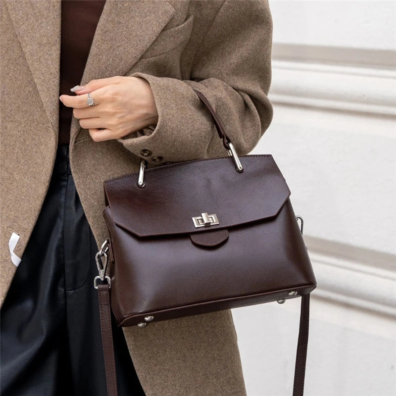 Bolsa de Couro Vértice