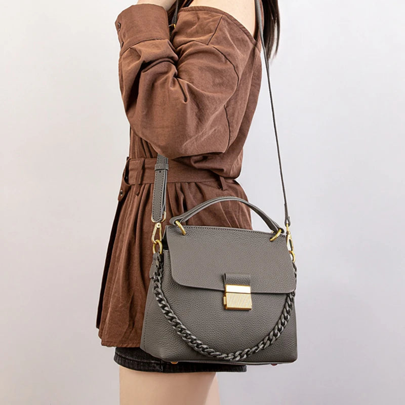 Bolsa de Couro Shell Lux