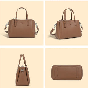 Bolsa de Couro Três Camadas
