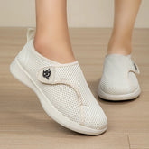 New Women Diabetic Edema Shoes Sneakers Women Extra Wide Soft-Sole Adjustable Strap Shoes Footwear Swollen Feet