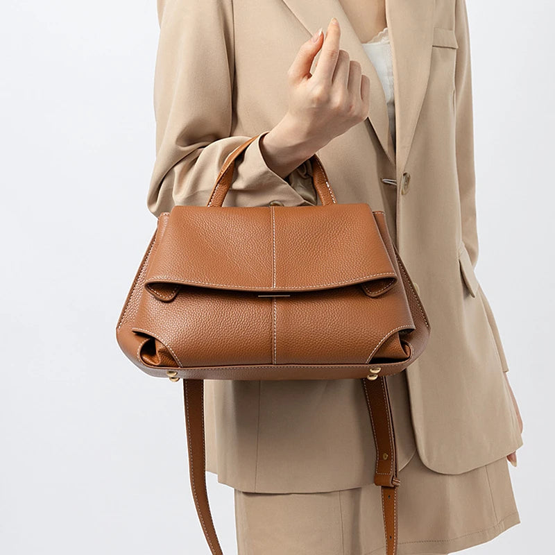 Bolsa de Couro Flap