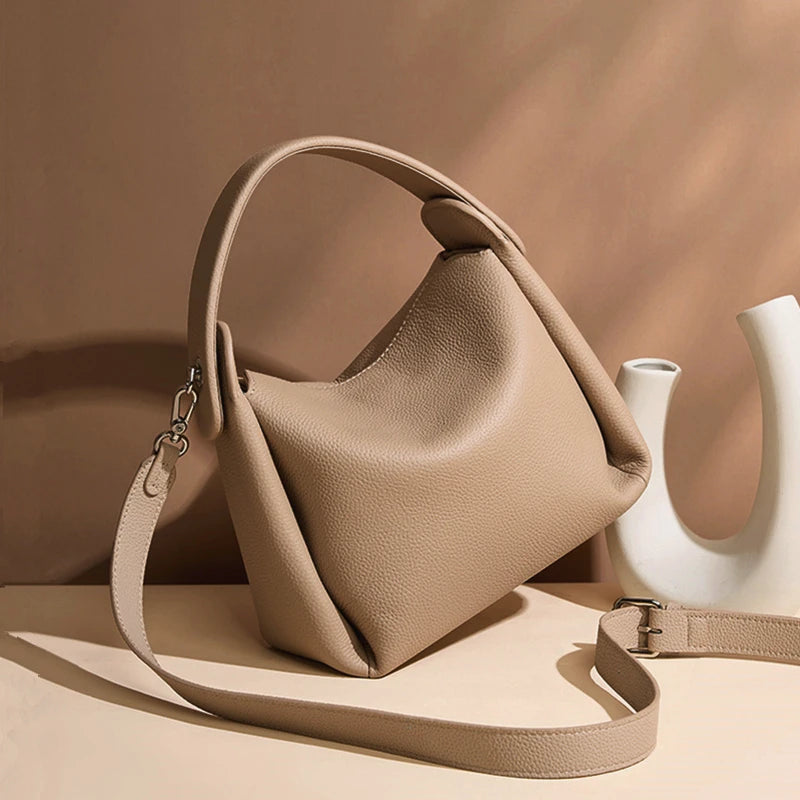 Bolsa de Couro Bucket