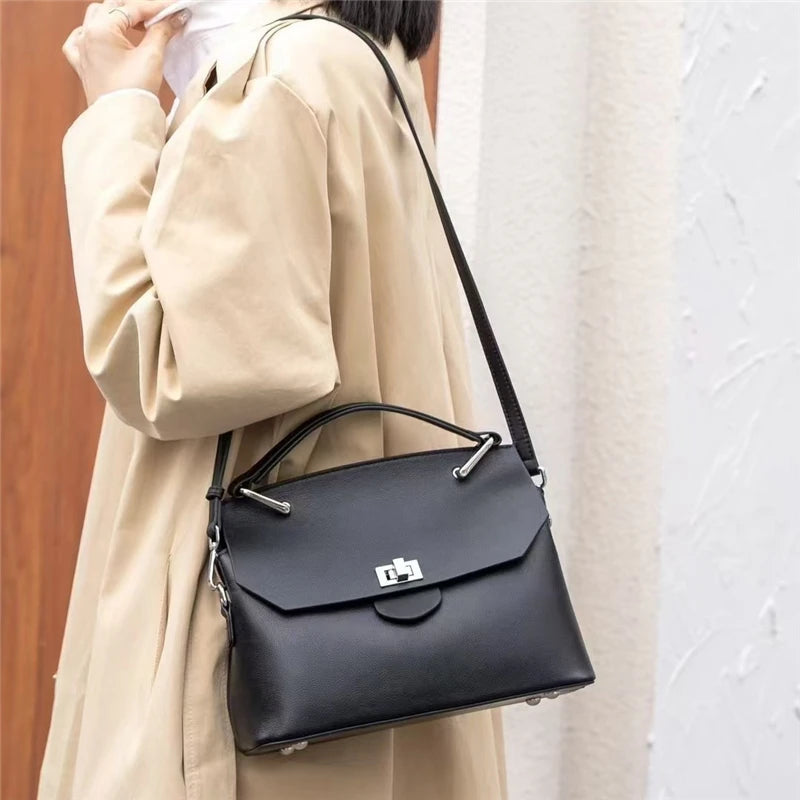 Bolsa de Couro Vértice