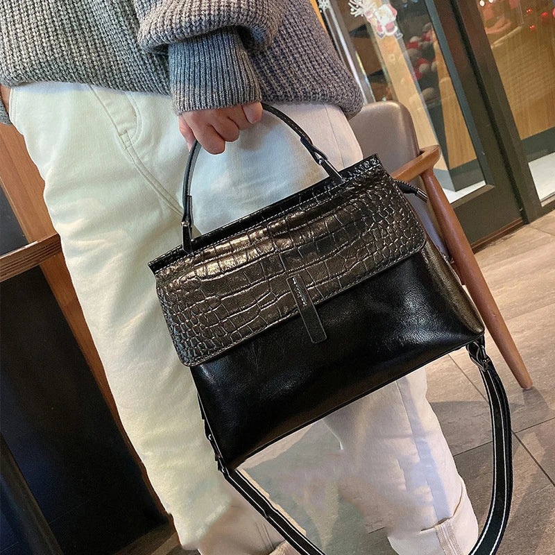 Bolsa de Couro Óleo Vintage
