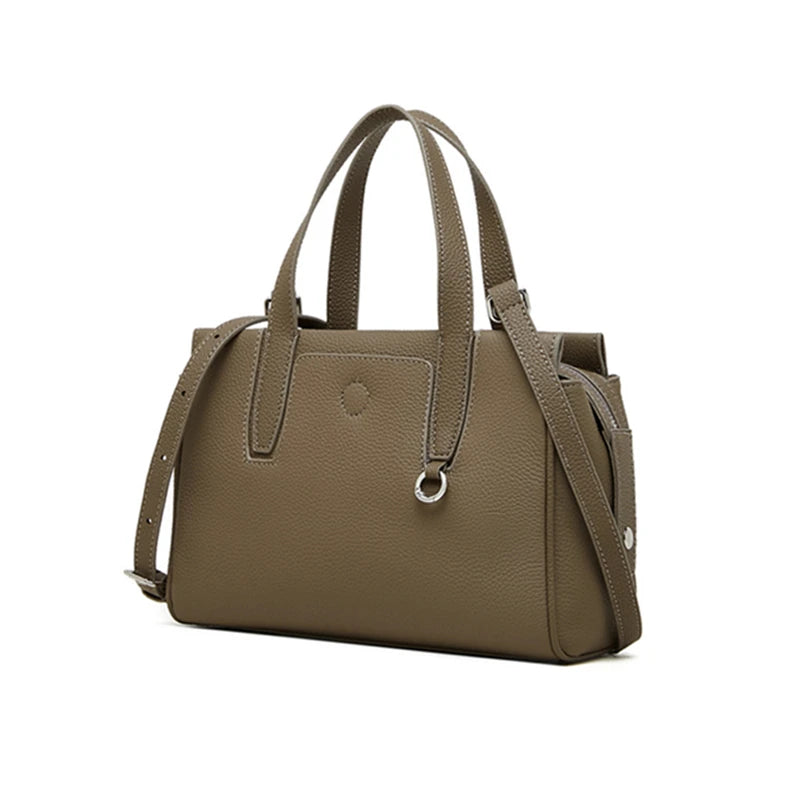 Bolsa de Couro  Satchel Lux