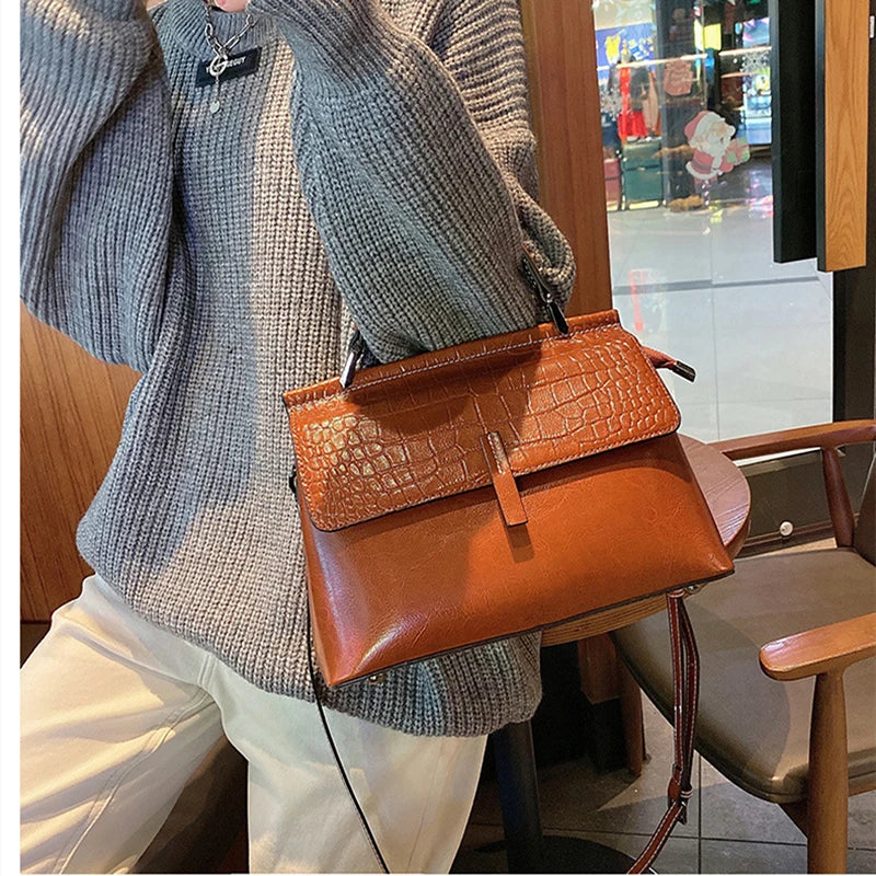 Bolsa de Couro Óleo Vintage