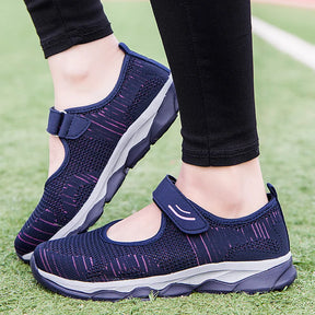2024 Summer Fashion Women Flat Platform Shoes Woman Breathable Mesh Casual Sneakers Women Zapatos Mujer Ladies Boat Shoes